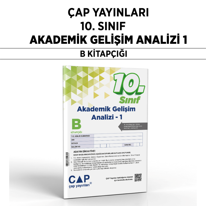 ÇAP 10.SINIF AKADEMİK GELİŞİM ANALİZİ 1-B - 25-26